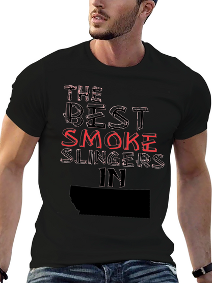 Camiseta Negra The Best Smoke Slingers In