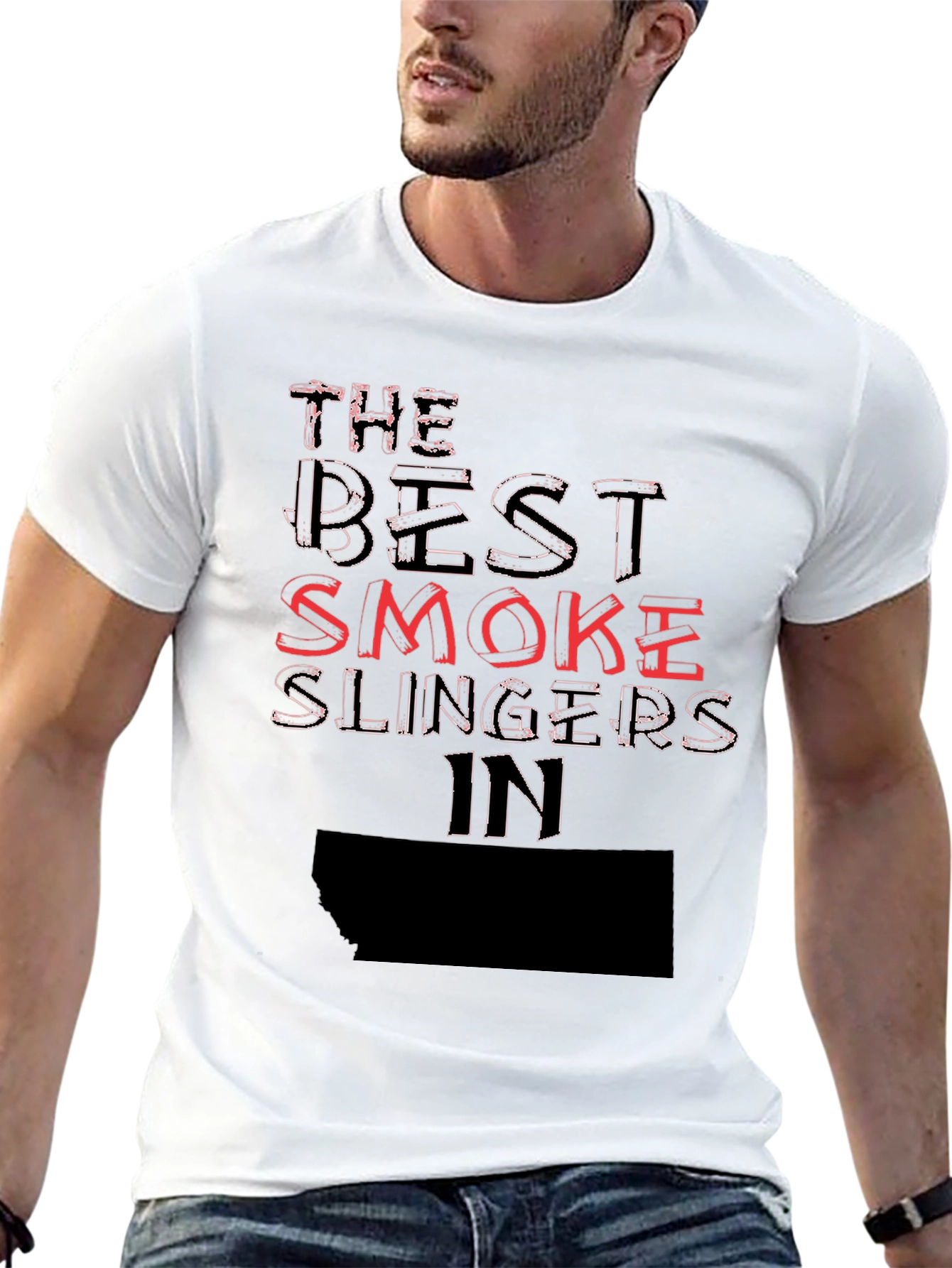 Camiseta Negra The Best Smoke Slingers In