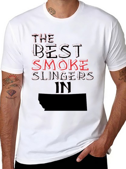 Camiseta Negra The Best Smoke Slingers In