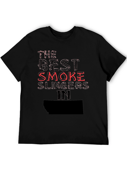 Camiseta Negra The Best Smoke Slingers In
