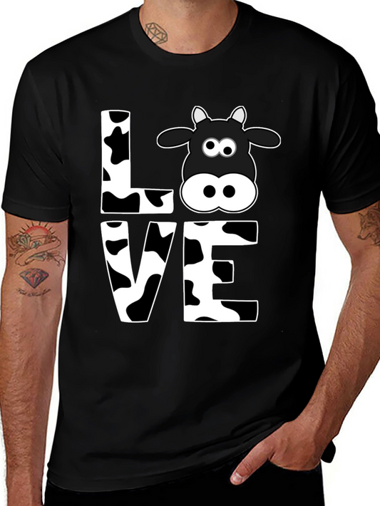 Camiseta Negra Amo las Vacas