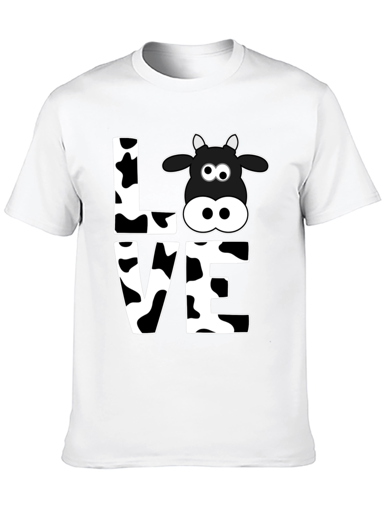 Camiseta Negra Amo las Vacas