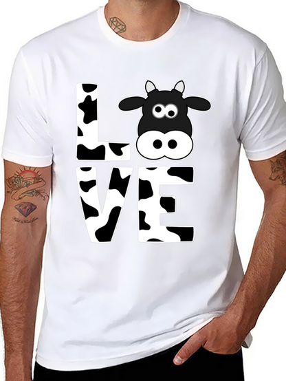 Camiseta Negra Amo las Vacas
