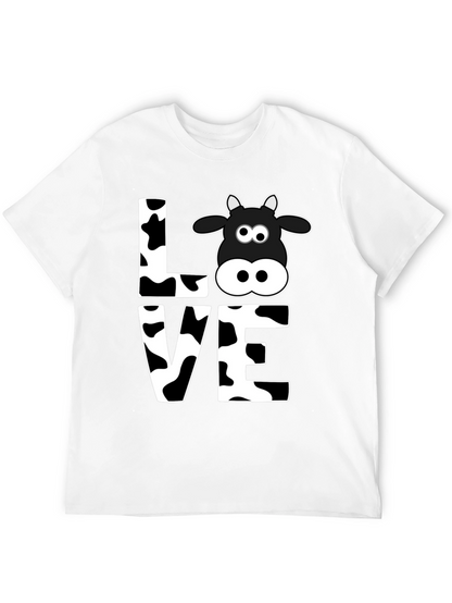 Camiseta Negra Amo las Vacas