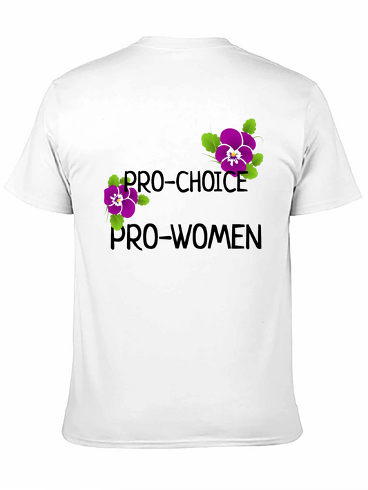 Camiseta Pro-Choice Pro-Mujeres Diseño Floral