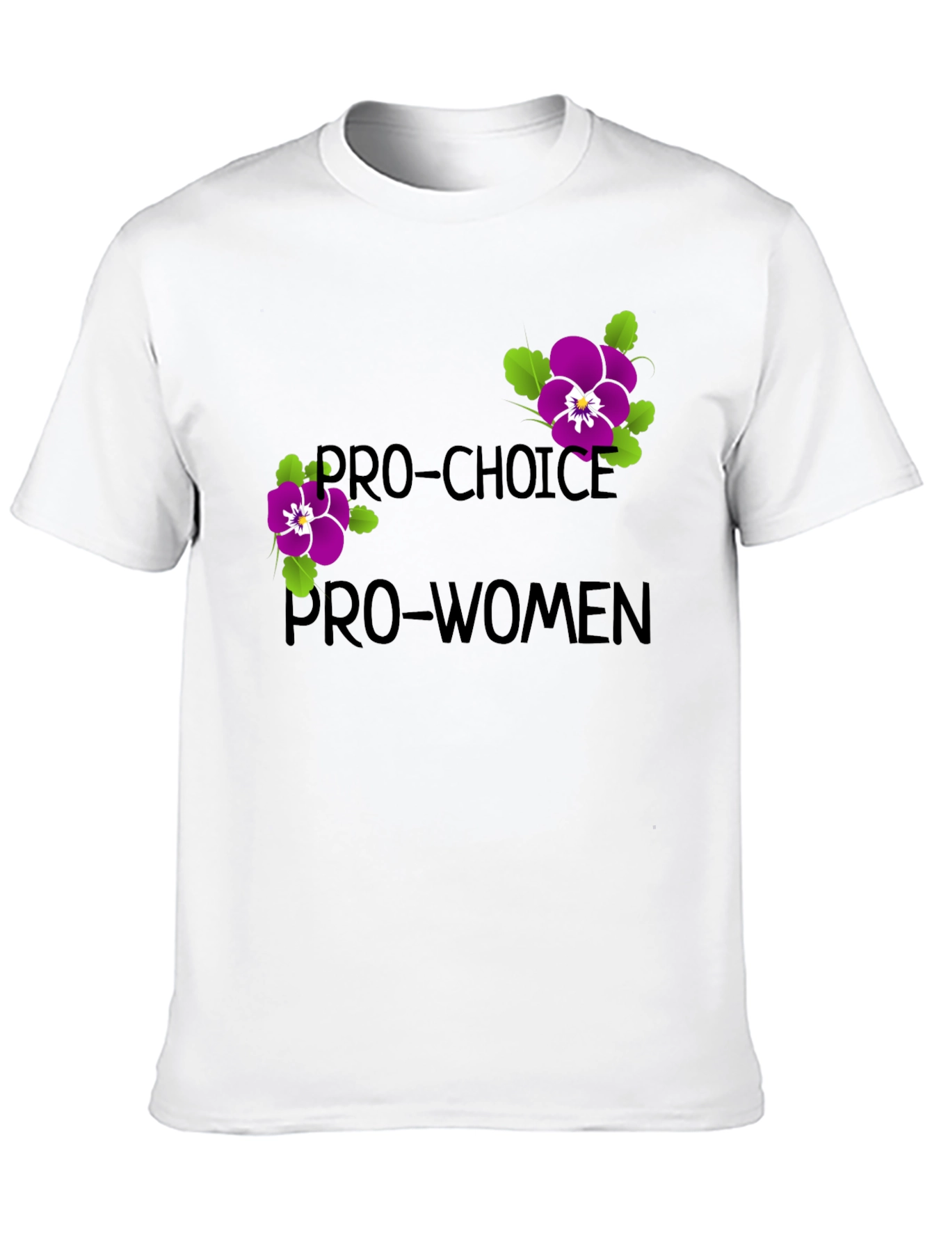 Camiseta Pro-Choice Pro-Mujeres Diseño Floral