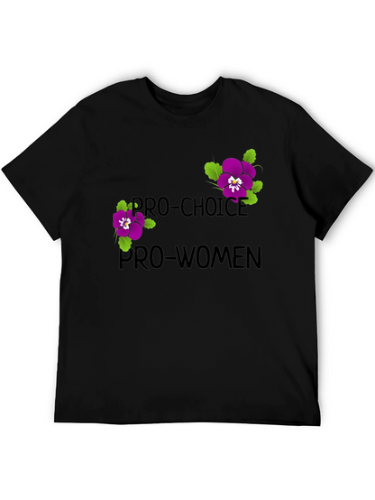 Camiseta Pro-Choice Pro-Mujeres Diseño Floral