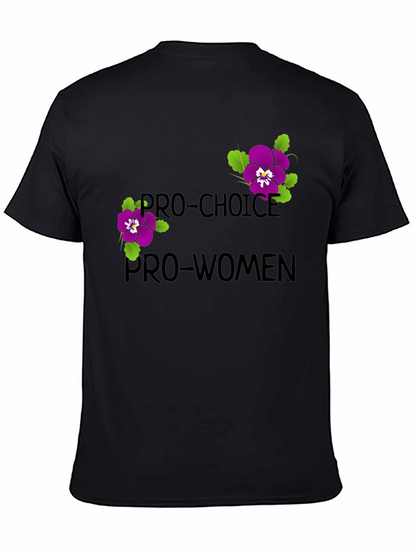 Camiseta Pro-Choice Pro-Mujeres Diseño Floral