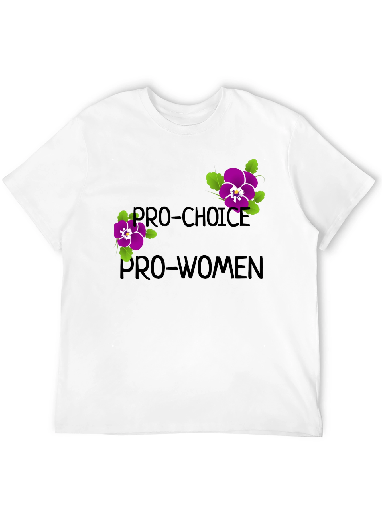 Camiseta Pro-Choice Pro-Mujeres Diseño Floral