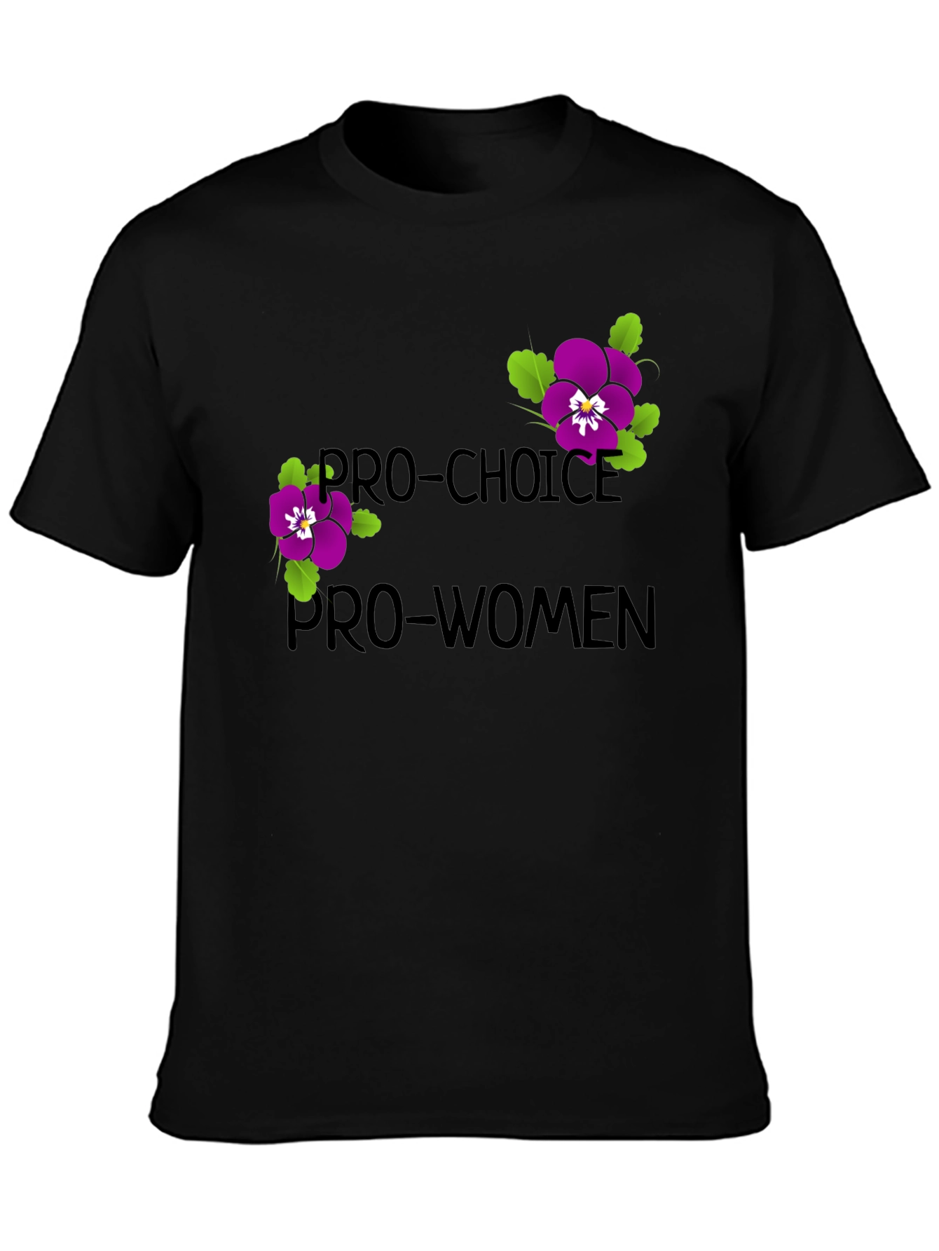 Camiseta Pro-Choice Pro-Mujeres Diseño Floral