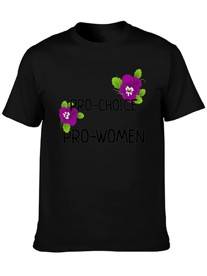 Camiseta Pro-Choice Pro-Mujeres Diseño Floral