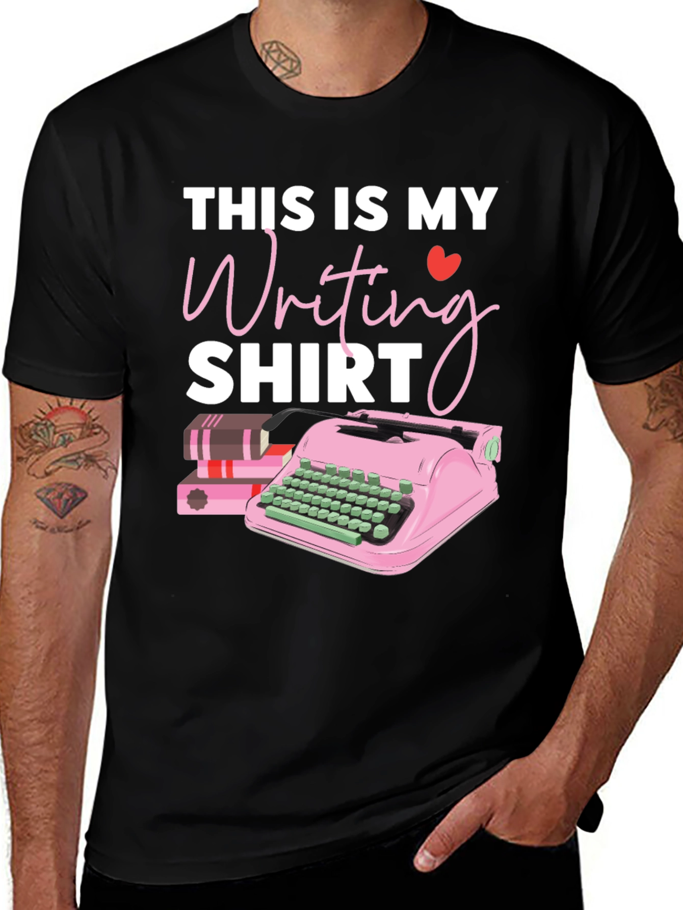 Camiseta Esta es mi Camiseta de Escritura