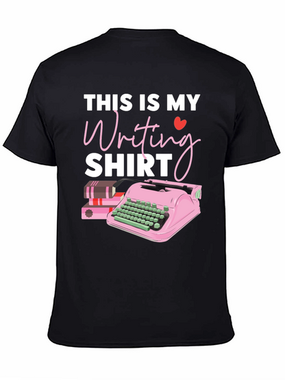 Camiseta Esta es mi Camiseta de Escritura