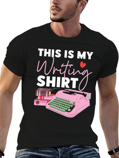 Camiseta Esta es mi Camiseta de Escritura