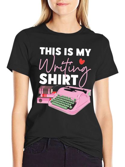 Camiseta Esta es mi Camiseta de Escritura