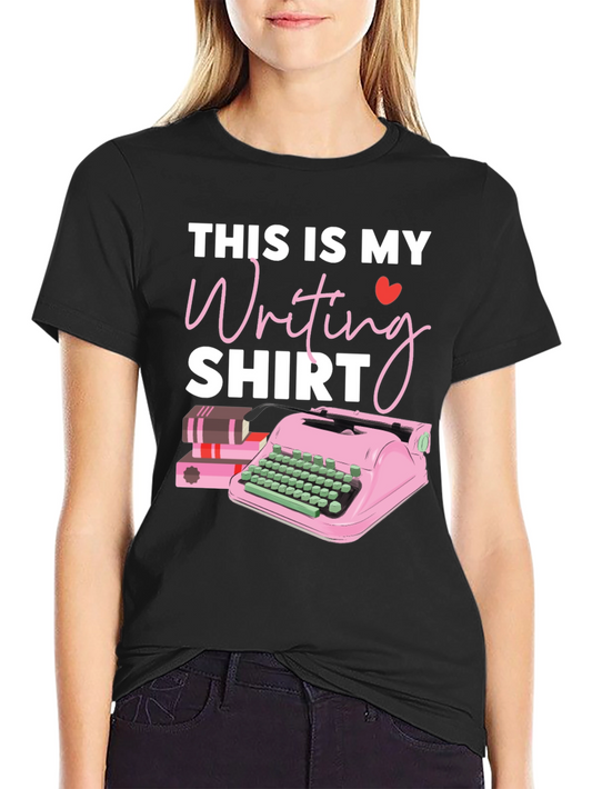 Camiseta Esta es mi Camiseta de Escritura