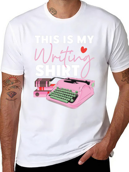 Camiseta Esta es mi Camiseta de Escritura