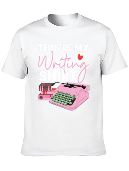 Camiseta Esta es mi Camiseta de Escritura