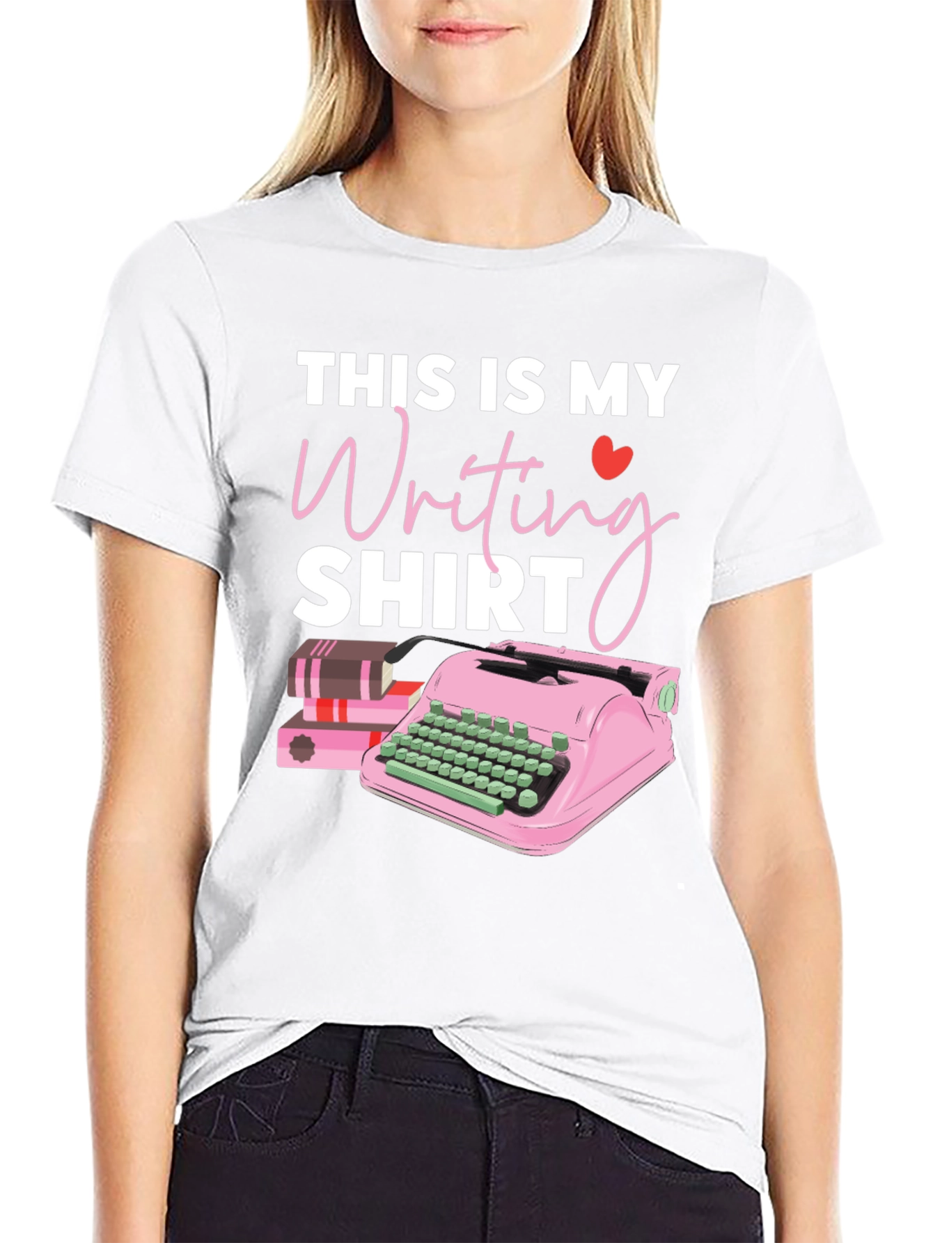 Camiseta Esta es mi Camiseta de Escritura