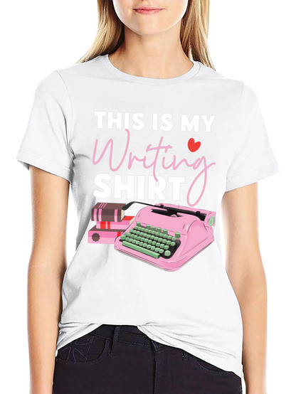 Camiseta Esta es mi Camiseta de Escritura