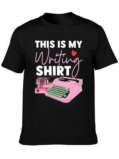 Camiseta Esta es mi Camiseta de Escritura