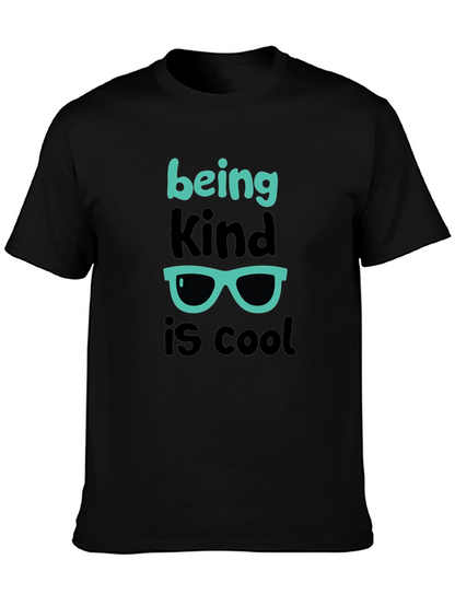 Camiseta Negra Ser amable es genial