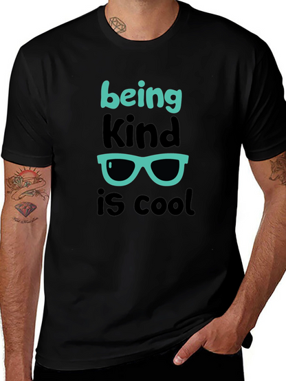Camiseta Negra Ser amable es genial