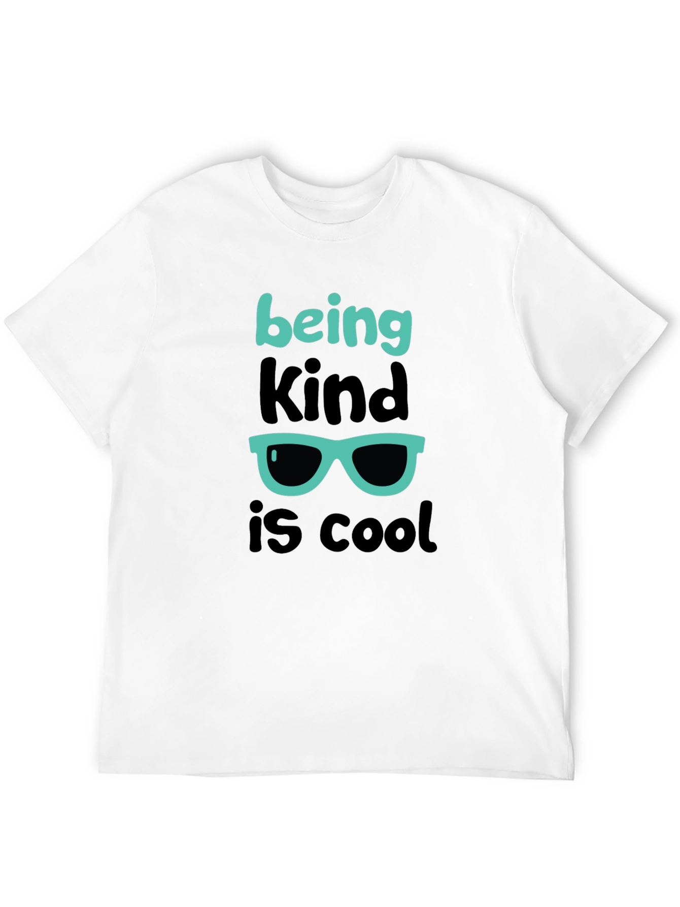 Camiseta Negra Ser amable es genial