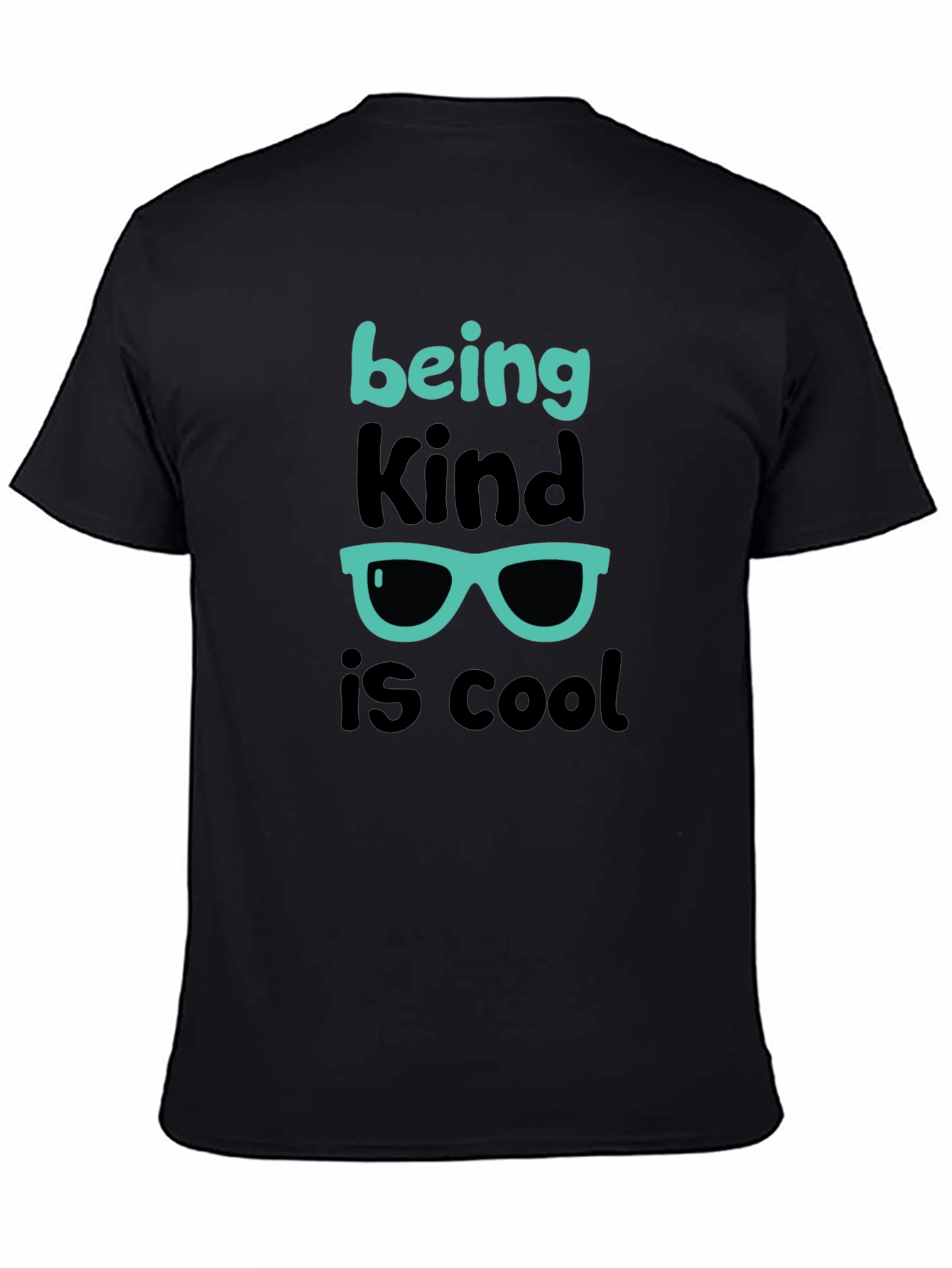 Camiseta Negra Ser amable es genial
