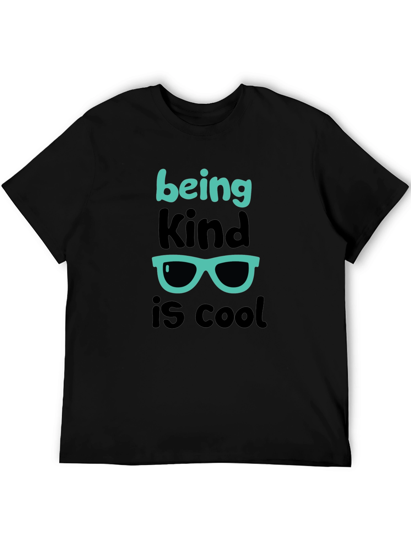 Camiseta Negra Ser amable es genial