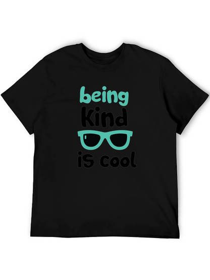 Camiseta Negra Ser amable es genial
