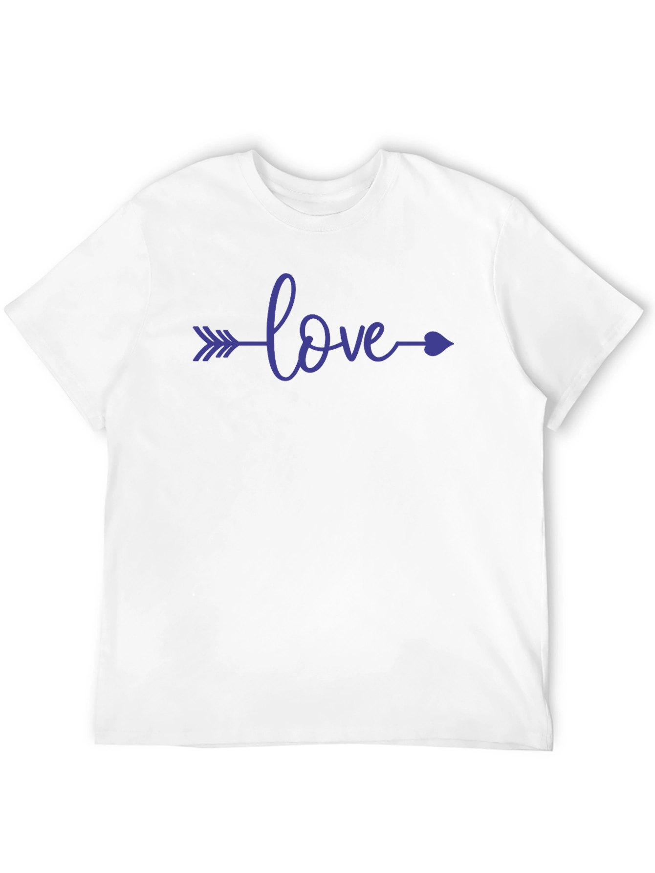Camiseta Negra con Diseño Love Flecha