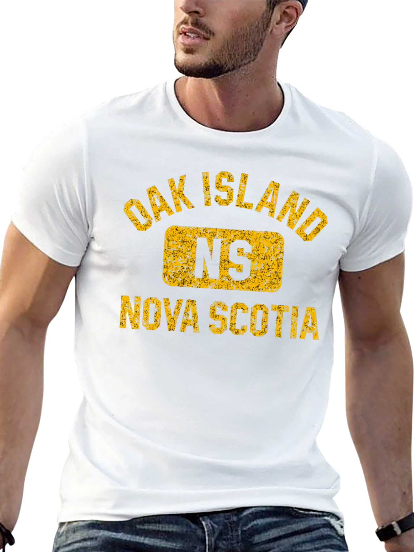 Camiseta Oak Island NS Nova Scotia