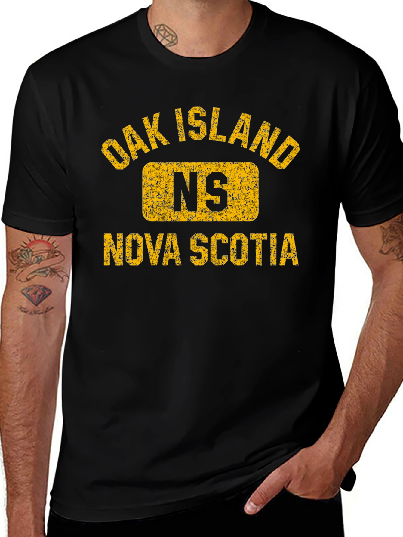 Camiseta Oak Island NS Nova Scotia