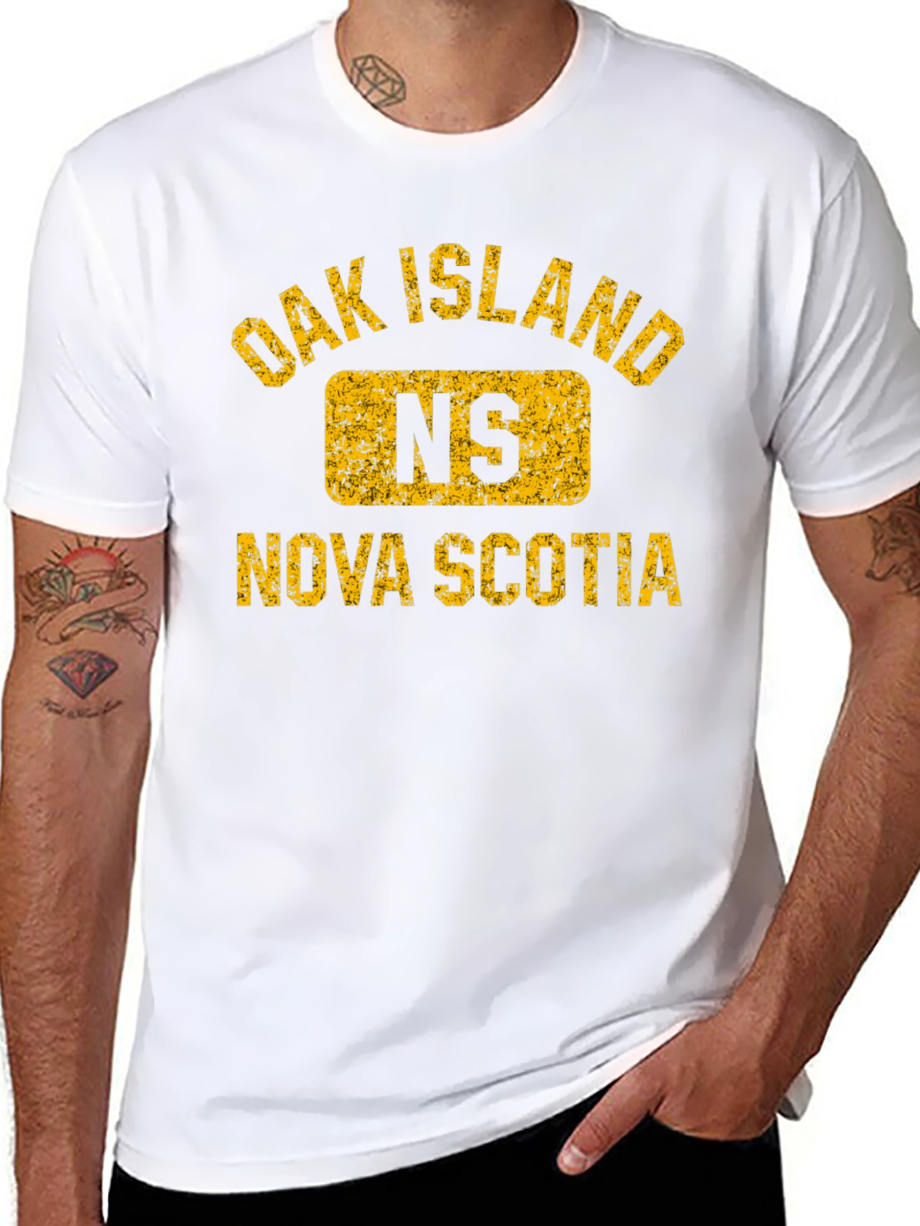 Camiseta Oak Island NS Nova Scotia