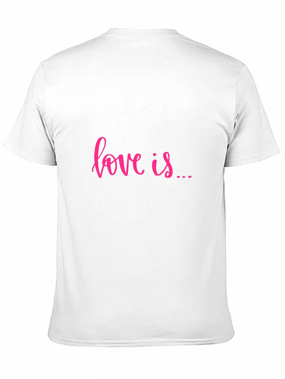 Camiseta Negra Love is... Casual