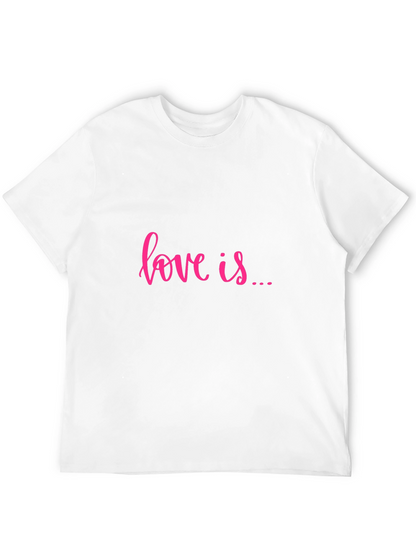 Camiseta Negra Love is... Casual