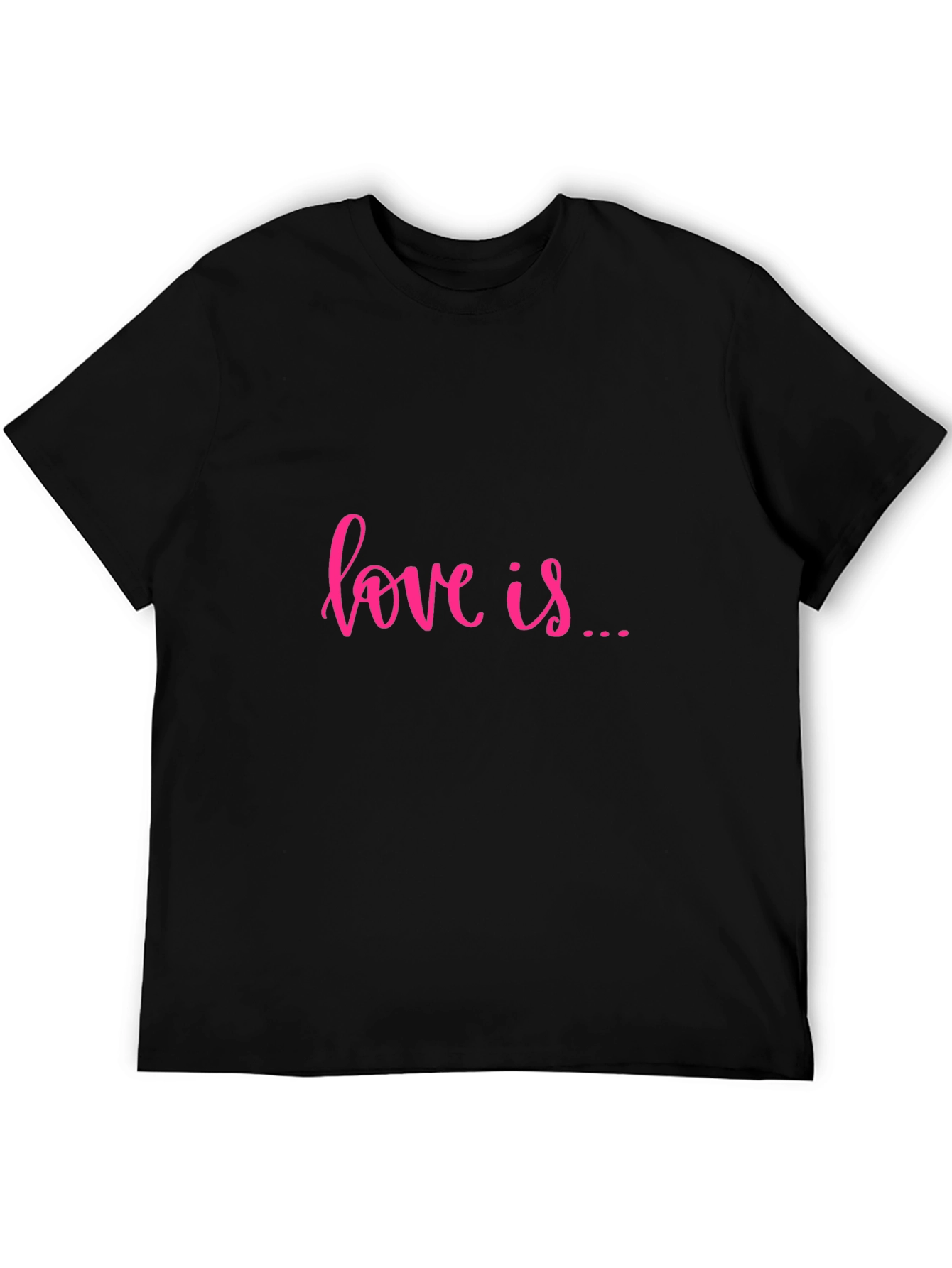 Camiseta Negra Love is... Casual