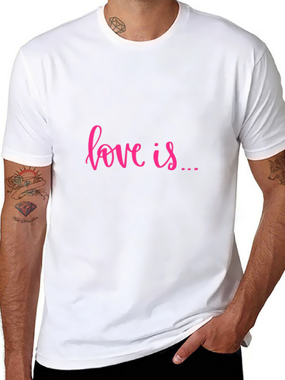Camiseta Negra Love is... Casual