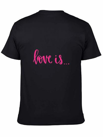 Camiseta Negra Love is... Casual