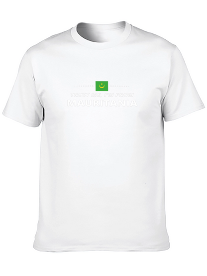 Camiseta Negra Confía en Mí Soy de Mauritania