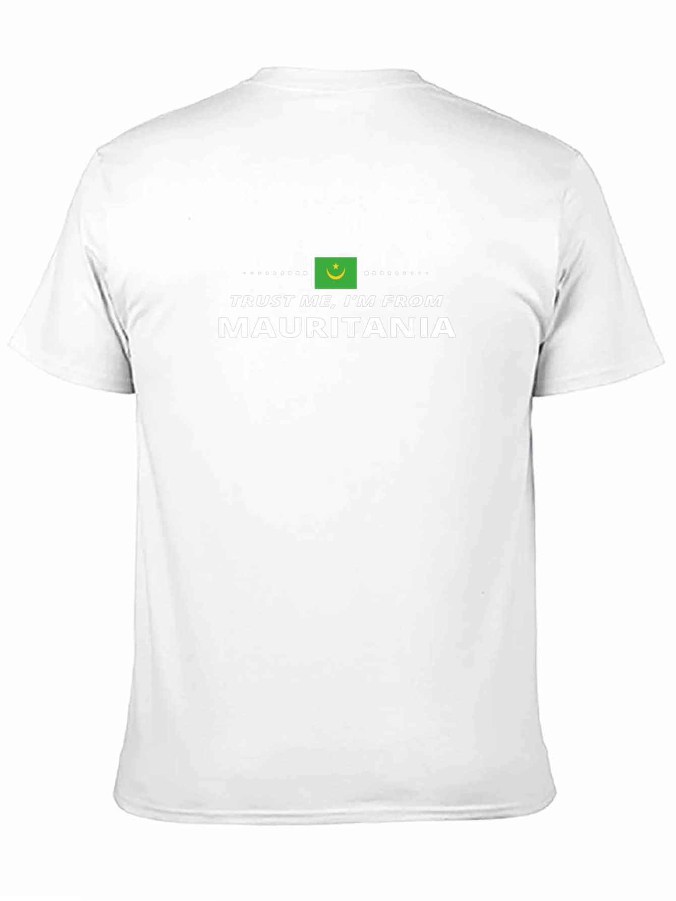 Camiseta Negra Confía en Mí Soy de Mauritania