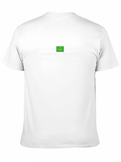 Camiseta Negra Confía en Mí Soy de Mauritania