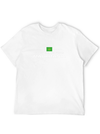Camiseta Negra Confía en Mí Soy de Mauritania