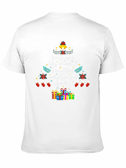 Camiseta Navideña: Kindness is like snow...