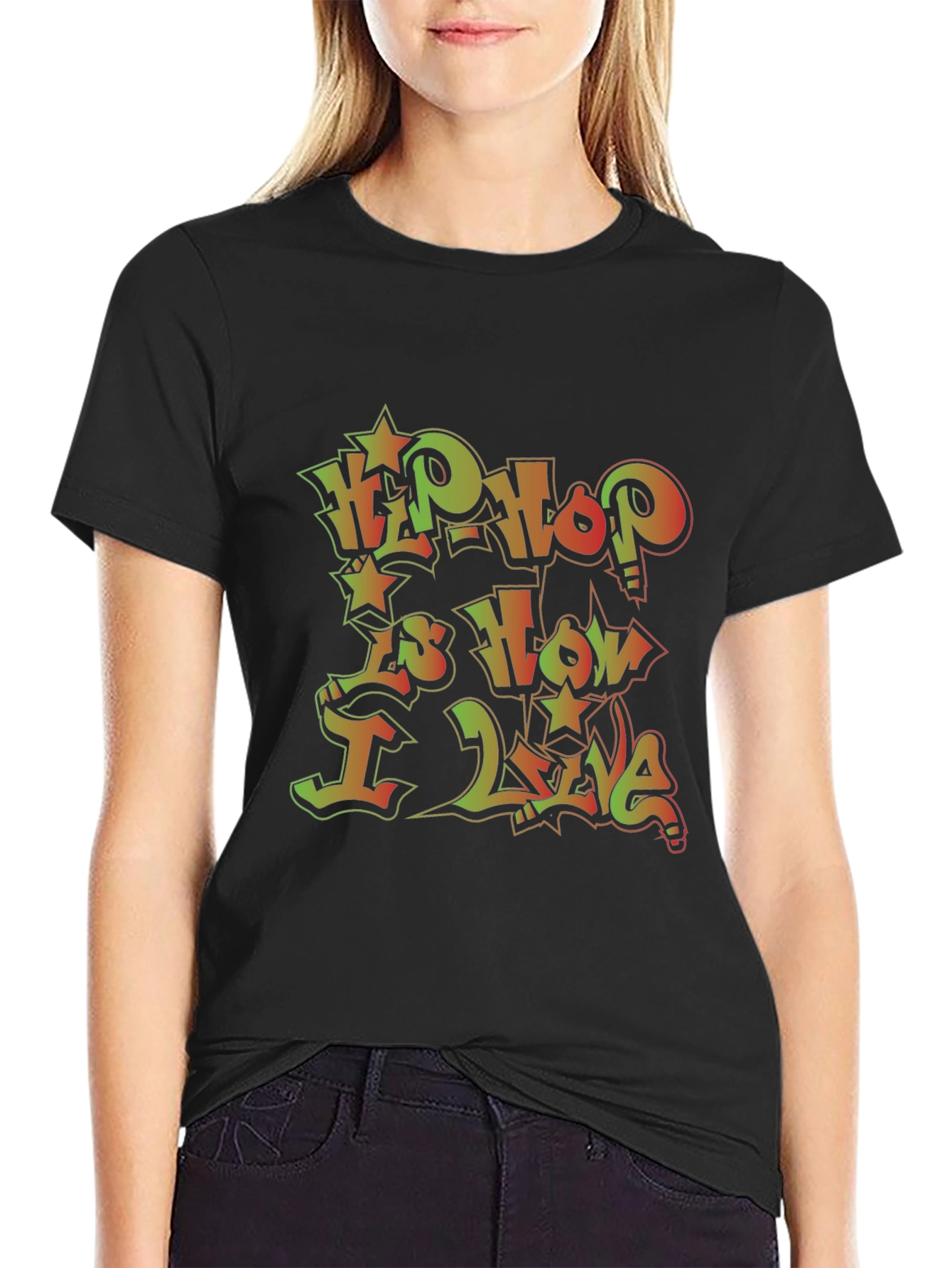 Camiseta Negra Hip Hop is How I Live