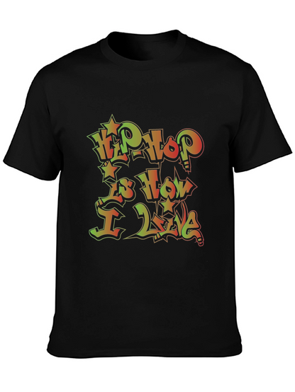 Camiseta Negra Hip Hop is How I Live