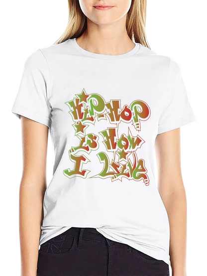 Camiseta Negra Hip Hop is How I Live