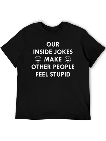 Camiseta Negra con Humor: Nuestras Bromas Internas