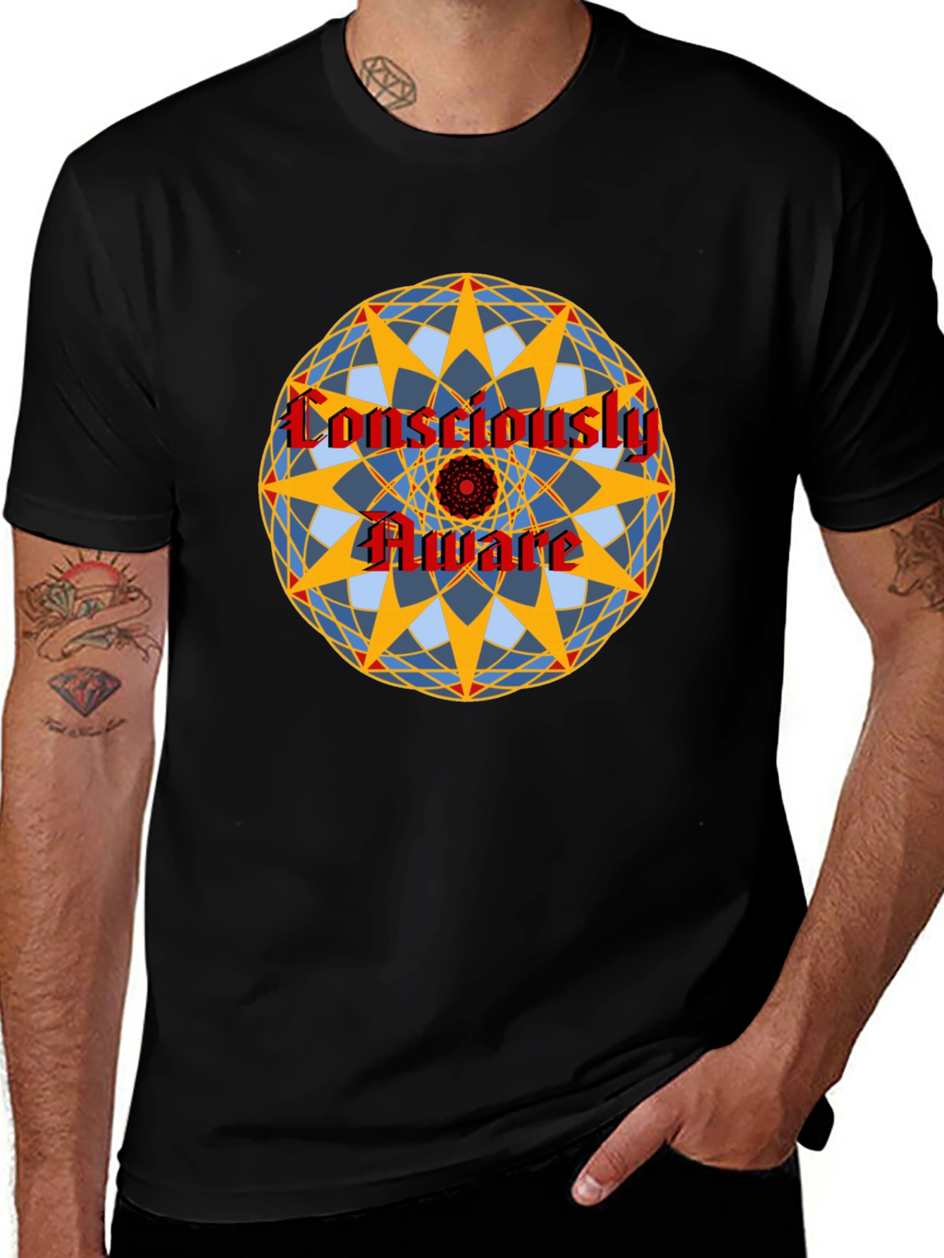 Camiseta Hombre: Diseño Consciously Aware